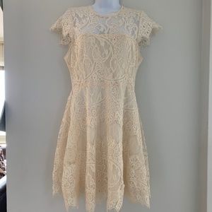 BB Dakota White Lace Dress